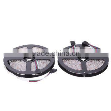 AC100-240V 2*5M 5050 SMD RGB 600LEDs LED Strip Light Lamp 44Key + IR Remote Controller DC12V + Power Adapter