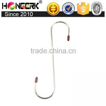 metal stainless steel S hook for hanging towels