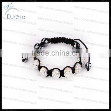 Fashion 10mm color AB original shamballa bracelet