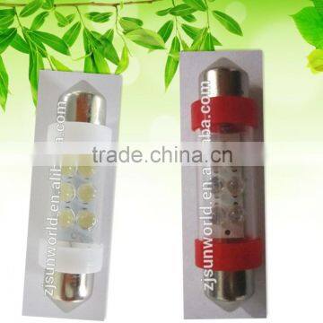 FESTOON 6 LED white red automobile bulbs Auto Lighting System LED light LED lamp