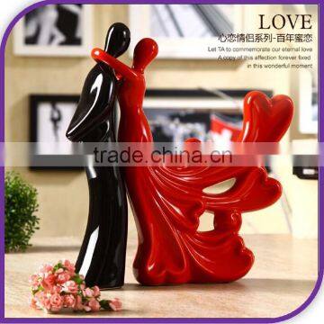 height 28cm resin lover wedding decoration