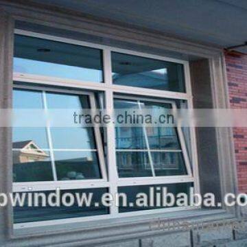 PVC/UPVC material frame tilt and turn glass windows ,PVC/UPVC grilles design opening windows