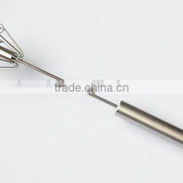 12" Stainless Steel Hand Push Whisk Cream Whipper