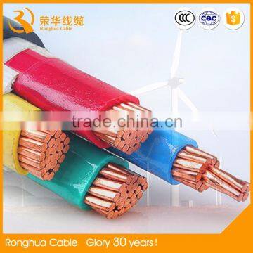 4 core cables with copper conductor aluminum conductor pvc insulation sheath