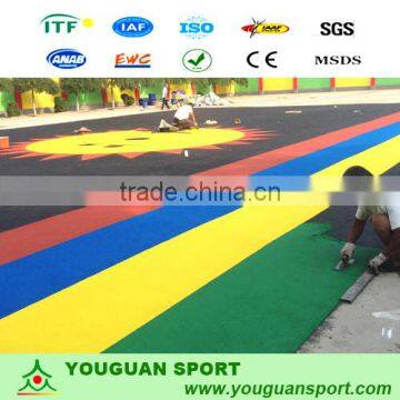 EPDM rubber granule flooring used playground flooring