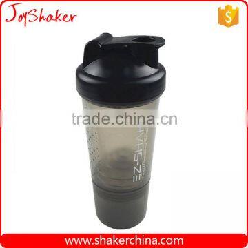 500ML BPA Free Protein Fitness Shaker Bottle With Storage Quality Choice photo-2