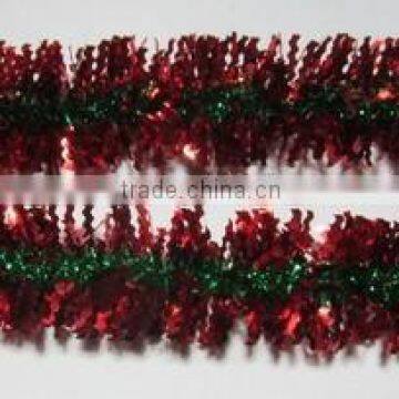 Wave Shape Tinsel Garland for Xmas Tree Decoration Party Decoration Tinsel