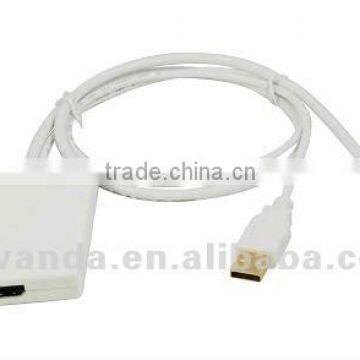 neweast fashion Mini DisplayPort + USB to HDMI Cable