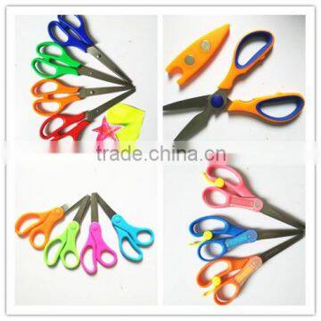 Cutting Scissor Cuts Paper Scissors with 6.5 inch,Red & Blue Scissors