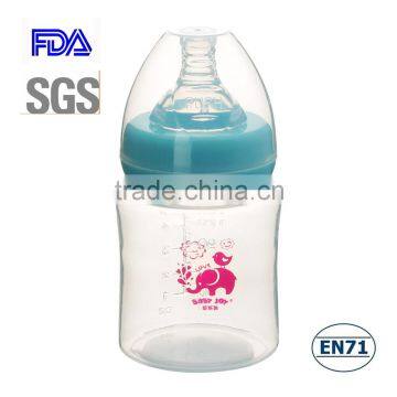 Food grade plastic baby bottle, pp baby bottles BPA Free