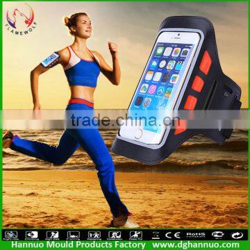 Pvc waterproof phone bag reflex armband medical armband