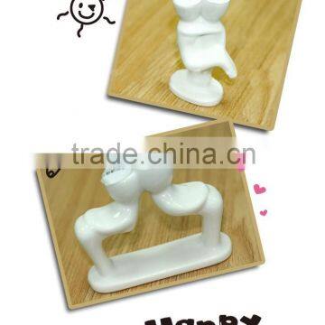 Boy Grass Head Ceramic Porcelain Planter ,Grass Head Ceramic Porcelain Planter ,Grass Head Ceramic Porcelain Planter photo-2