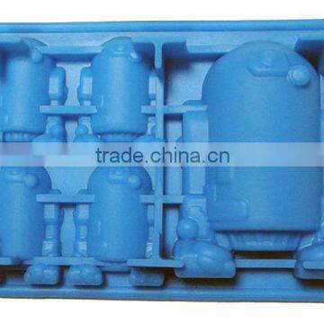 Chocolate Cookies Baking Mould Diy Tool Siliconea R2-D2 Cocktails Ice Cube Mold Tray Bar Party Drink SQ150 photo-3