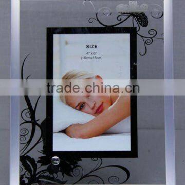 Glass photo frame