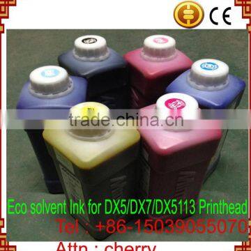 2016 hot sale Eco solvent ink for digital printer in large advertising printing industry