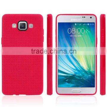 Hot sale new product for 2015, honeycomb style smart phone accessories ,soft TPU case for samsung galaxy A5000 back cover