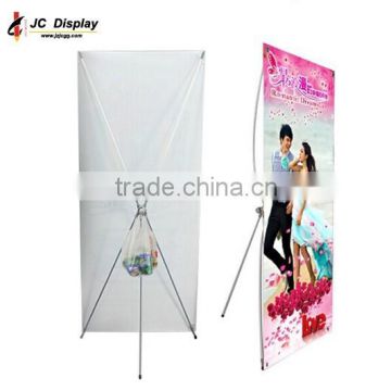 durable and stable outdoor aluminum advertising X banner stand