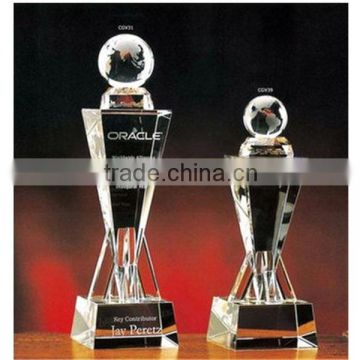 Prize item k9 crystal gift karate trophies