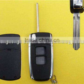 Refit 2 buttons flip car key remote shell for Toyota key blanks wholesale