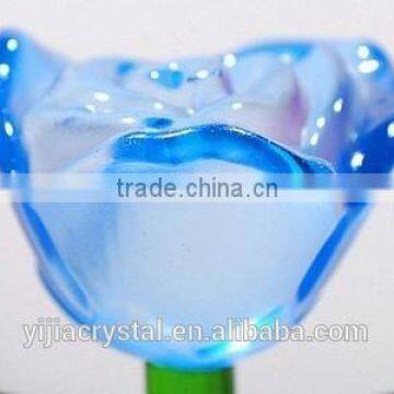 Factory Directly Sale Wedding Favor k9 Nature Crystal Rose Flower for the Wedding Gifts photo-4