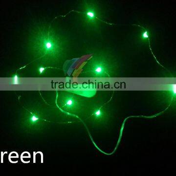 Mini cr2032 battery operated led copper string lights christmas decorative led copper string lights