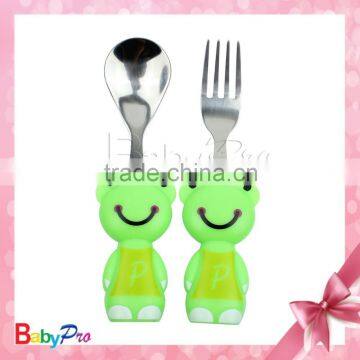 cheap goods from China wholesale quality products unique design baby spoon and fork stainless steel fork and spoon