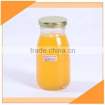 200ml Clear Milk Baby Glass Bottles