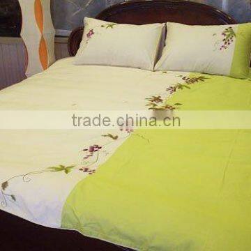 hand embroidery duvet cover