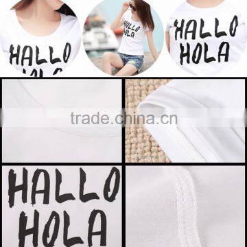 Adult New Fashion Women Print T Shirt Custom photo-6