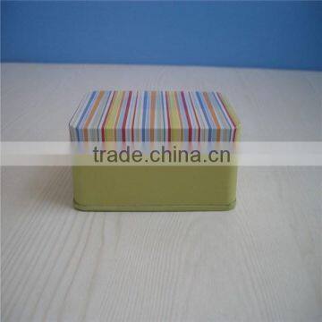 ISO certificated promotional square metal soap tin can