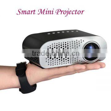 China Supplier Portable Smart Mini Projector, for Home Theater Laser Logo Projector