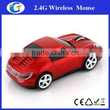 2.4Ghz Computer ABS RoHS Optical Car Mouse with Custom Logo