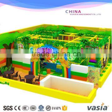 TUV approved jungle forest design soft foam indoor playground for children