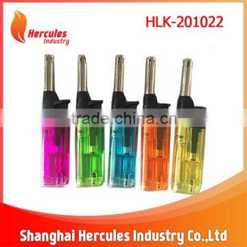 Kitchen transparent gas refillable bbq lighter HL-201022