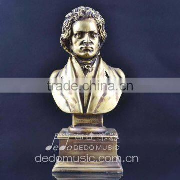 DEDO high quality resin musician head sculpture