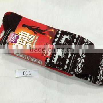 2015 hot sale heating socks for winter socks man