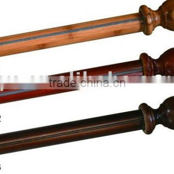 Z30 Window Bamboo Curtain Rods kiln dry wood curtain rod set