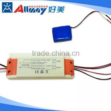 8W Rechargeable LED Emergency Driver with 11.1V/500mAh Lithium battery