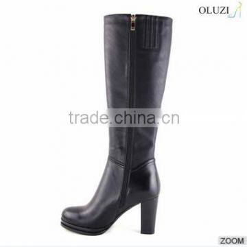 OLZ27 8cm heel low price shoes woman sexy boots fast delivery high quality sexy women leather upper boots for women