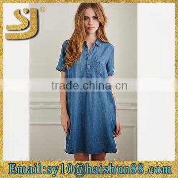 Blank Denim Tshirt Dress Design photo-3