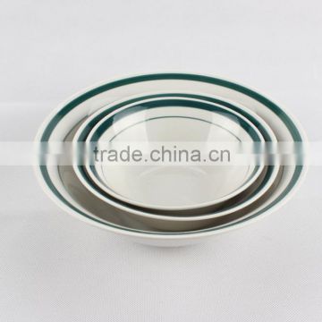 Rimmed soup bowl,shallow salad bowl,ceramic slanted bowl