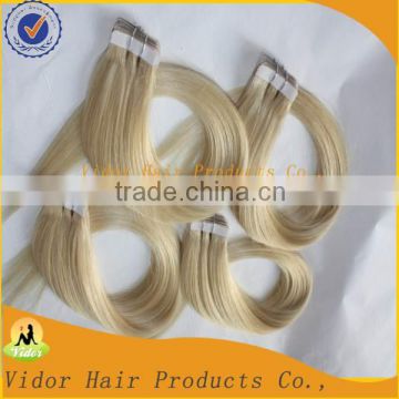 100% Human Hair Tape Hair Extensions Remy Malaysian Hair