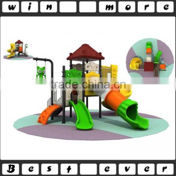 China kids playground plastic slide amusement park playground toy