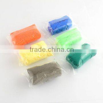 24pcs Kid DIY Malleable Fimo Polymer Blocks Plasticine Nice Reusable Modelling Clay Kit photo-2
