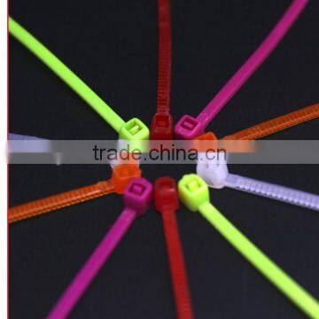 Self-loking nylon wire ties