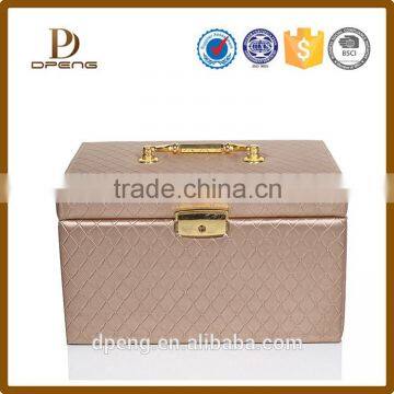 2016 Genuine leather Dressing Box With Fish Scales made in china