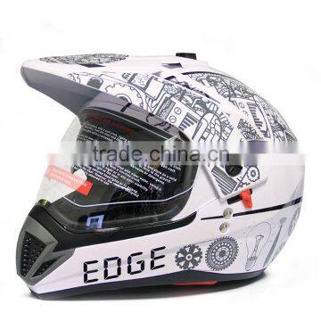 cross motorcycle helmet with double visor helmet motorcycle                        
                                                Quality Choice