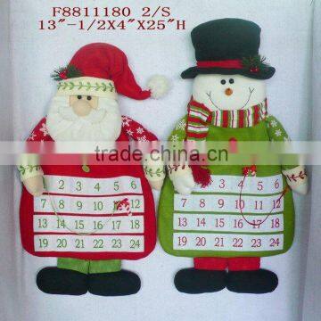 santa snowman Christmas calendar