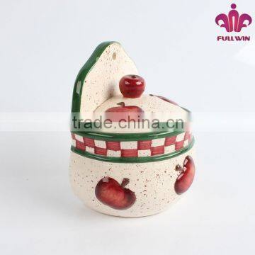 Salt Sugar Coffee Jar Tea Sugar Coffee Ceramic Storage Jar With Spoon photo-4