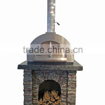 2016 New Popular Outdoor Wood Fired Oven High Quality Stainless Steel Pizza Oven